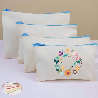 Multiple Function Canvas Zipper Pouch