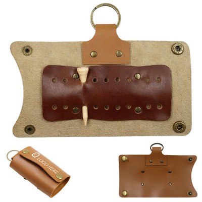 Pu Golf Tee Storage Pouch