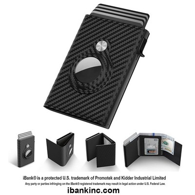 iBank ® AirTag-Compatible Slim Metal Wallet