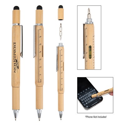 Bamboo Multifunction Tool Pen