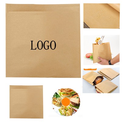 Disposable Snack Kraft Paper Bag