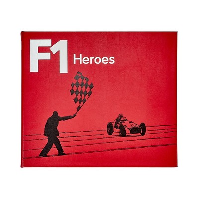 F1 Heroes Leather Bound Book