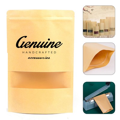 Kraft Paper Ziplock Bag