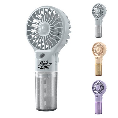 Portable Handheld Quiet Misting Fan