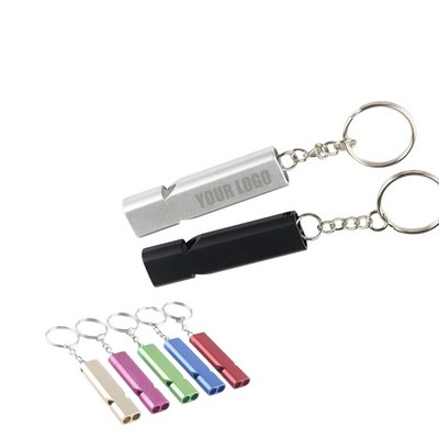 Ultra-Loud Flat Aluminum Survival Whistle