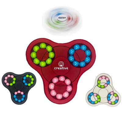 Unique Fidget Spinner with Movable Beads