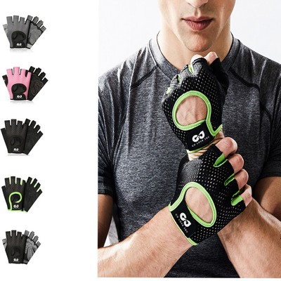 Unisex Half-Finger Grip Gloves