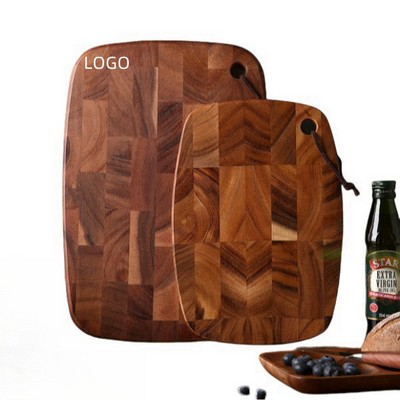 Splicing Cutting Board Chopping Board With Leather Cord