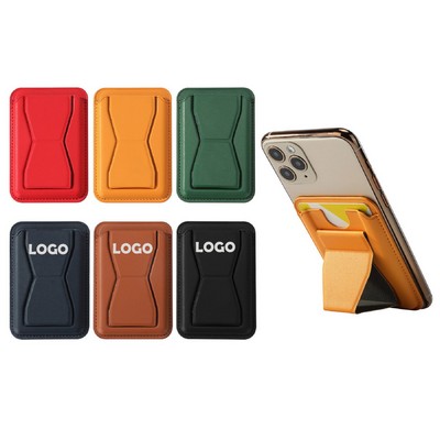 Card Holder With Stand For Back Of Phone