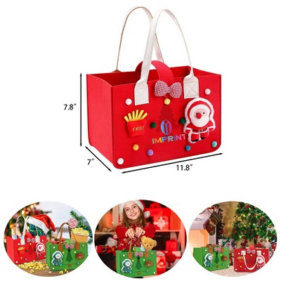 Christmas Tote Bag with Handles