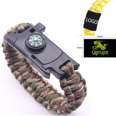 Paracord Bracelet with Compass
