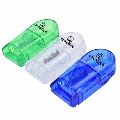 Pill Case W/ Cutter