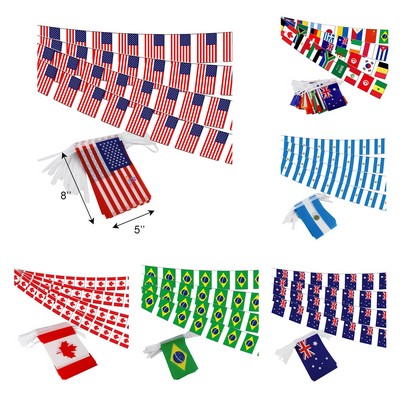 American Flag Pennant Banners