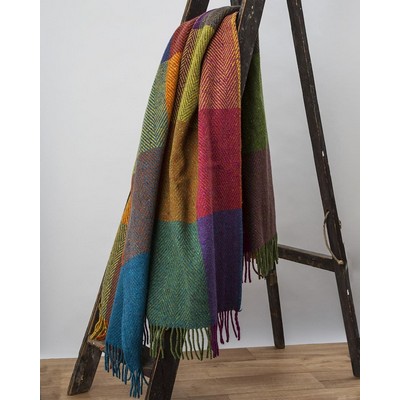 Avoca Herringbone Circus Heavy Donegal Throw