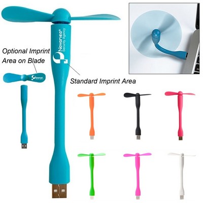 USB Two Blade Mini Flexible Fan
