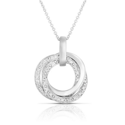 Jilco Inc Tri Circle Necklace - Sterling Silver