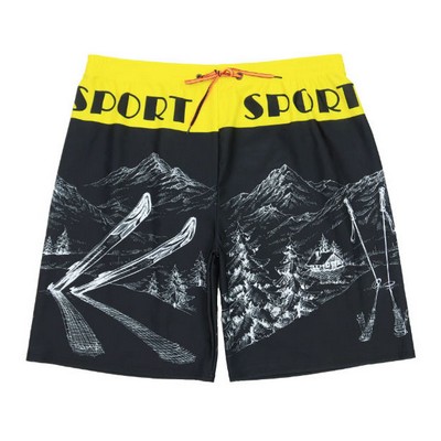 Men's Beach Shorts w/Pockets