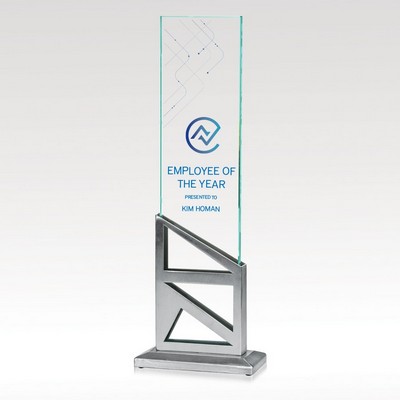 Stages Glass Award 15.75"