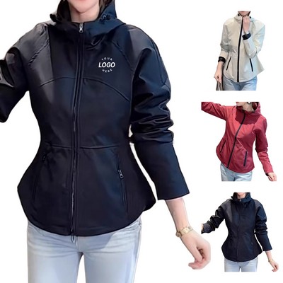 Fitted Hooded Jacket