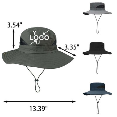 Foldable Men's Wide Brim Fishing Hat