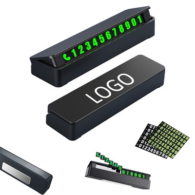 Car Temporary Parking Plate