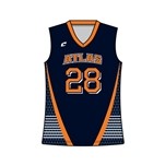 SAMPLE Juice Full Racerback Sleeveless FITTED Jersey; Active Cloth; Womens; M