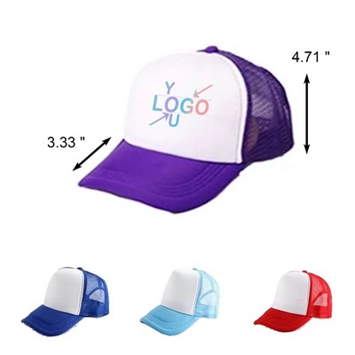 Curved Bill Mesh Cap