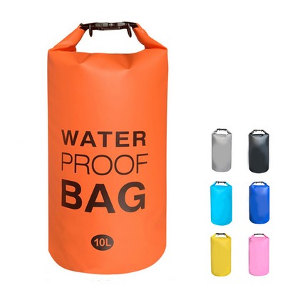 10L Waterproof Dry Bag With Single Shoulder Strap