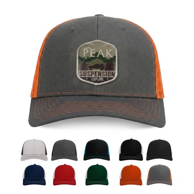 112 Style 6 Panel Snapback Trucker Cap