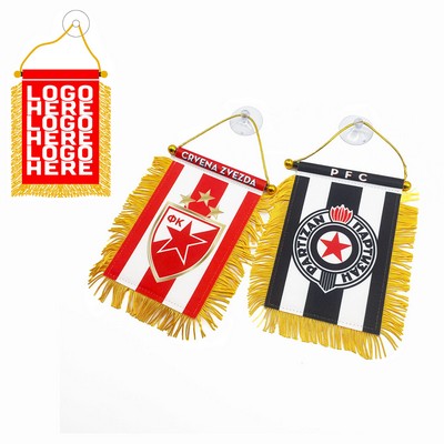 Fringy Window Hanging Flag