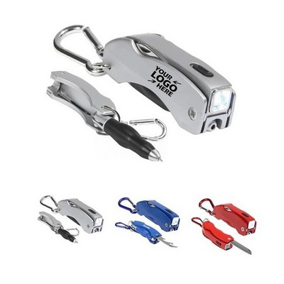 Multi Tool Key Chain With Carabiner