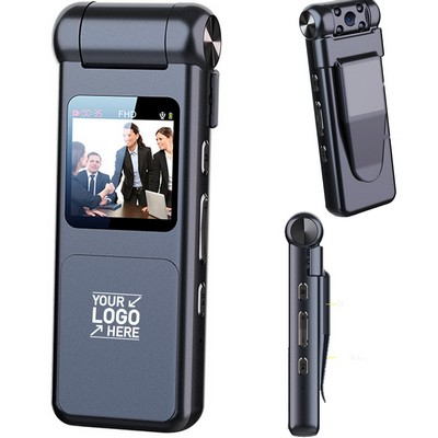 Video Recorder with Rotating Len