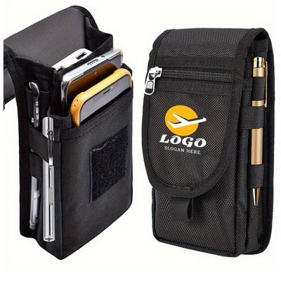 Durable Oxford Multi Pocket Waist Bag