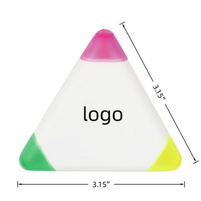 Custom Triangle Shape Creative Highlighter