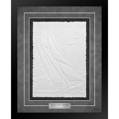 Bluenose - Cast Paper Sculptured Art - Shadowbox Award