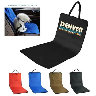 Waterproof Oxford Pet Car Seat Cover