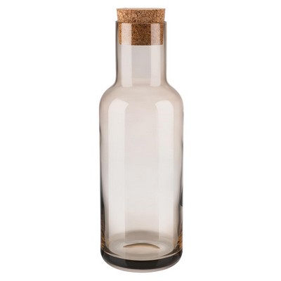 Blomus Fuum Water Carafe 34 Ounce w/Cork Lid - Nomad Beige