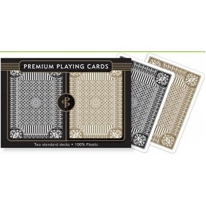 Prem Cards Poker Black/Gold