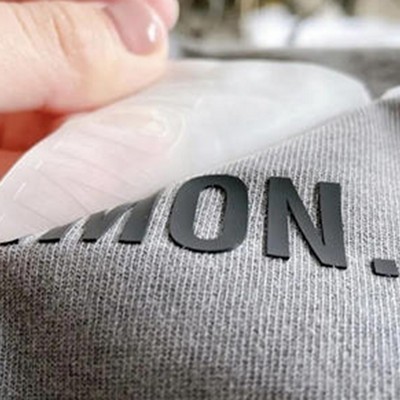 2" Silicone Sticker Label with Adhesive Backing - Heat Transfer