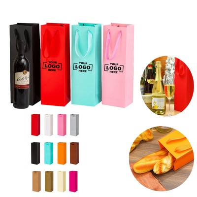 Paper Wine Tote Bag