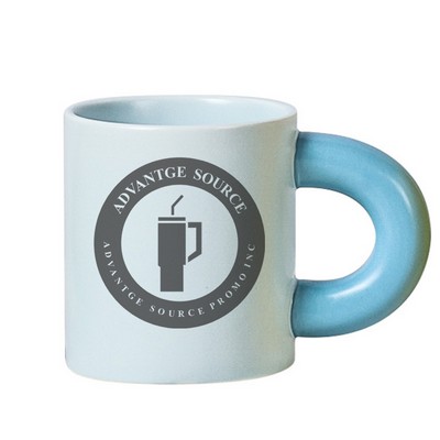 11 Oz.Thick Handle Ceramic Mug for Daily Hot Beverage Use