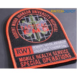 5'' Embroidered Patches - 100% Embroidery