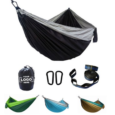 Portable Camping Hammock with Tree Straps (Ocean)