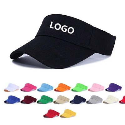 Sporty Cotton Sun Visor Cap