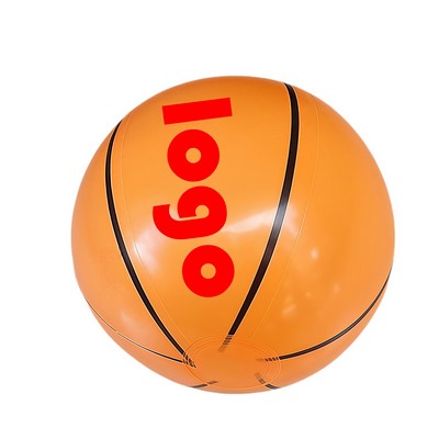 16" Inflatable Basketball Beach Ball