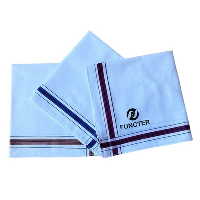 15.7" Cotton Handkerchief Square Hanky