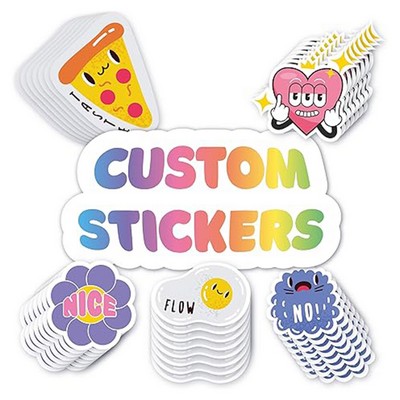 1"x1"Custom Labels Stickers Decals