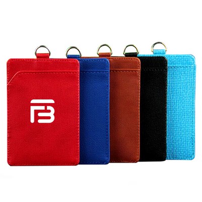 Solid Colorful Id Card Holder