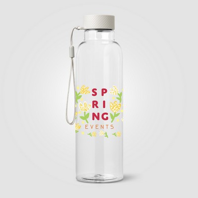 Aura rPET Wrist Strap Bottle - 24 oz. - Full-Color Inkjet