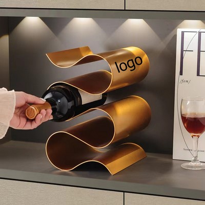 Wine Rack Countertop Freestanding Creativity Modern Wine Holder